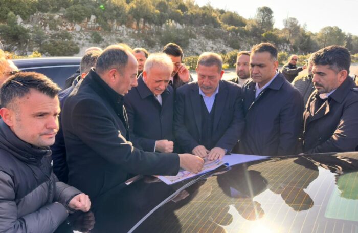 Yeni yol ve kavşak çalışması için inceleme yapıldı