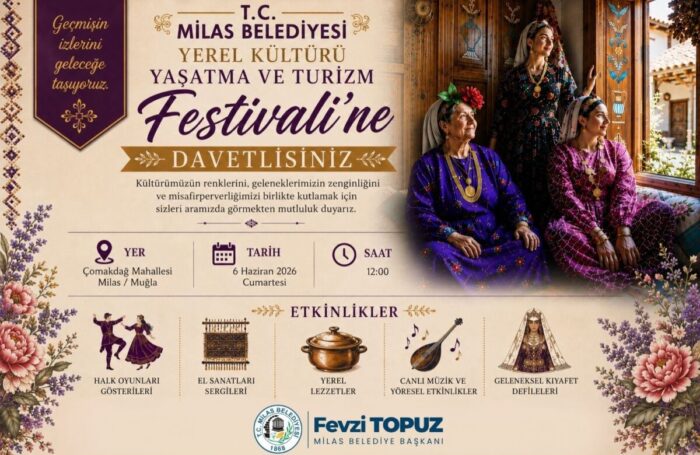 Milas’ta Festival Coşkusu Çomakdağ Mahallesi’nde Yaşanacak