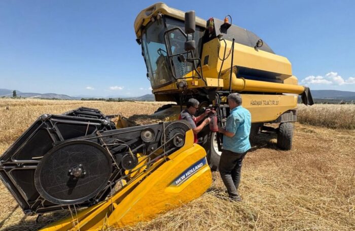 Milas’ta Biçerdöver Denetimleri Sıkı Şekilde Sürüyor