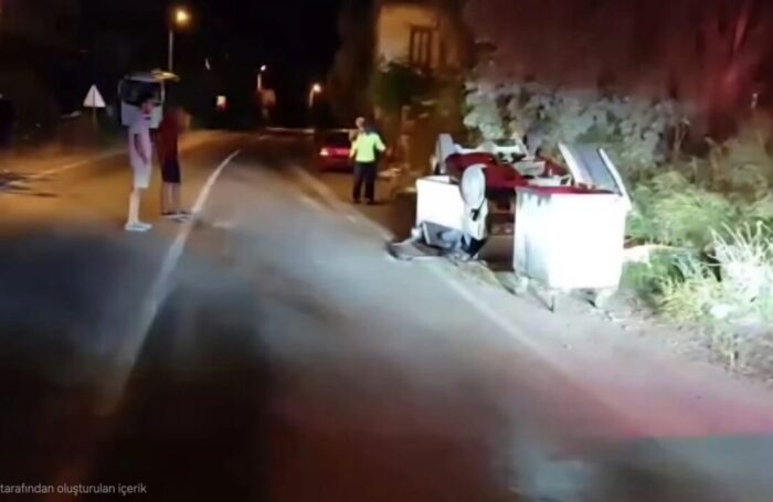 Araç Takla Attı, Yaralılar Hastaneye Kaldırıldı